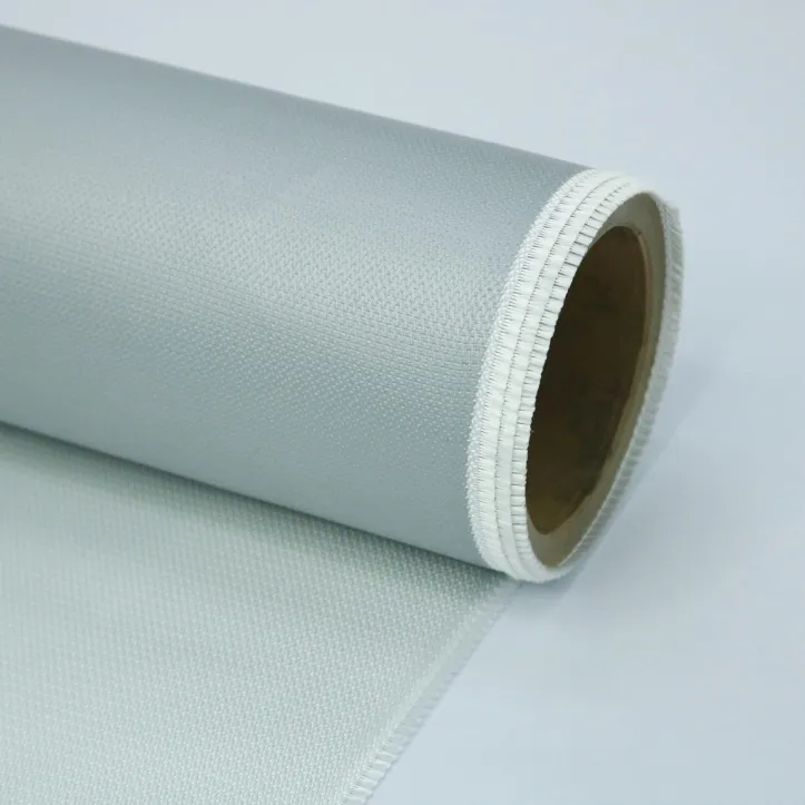 Heavy Duty Double-Sided Gray Silicone Coated Fabric 3784