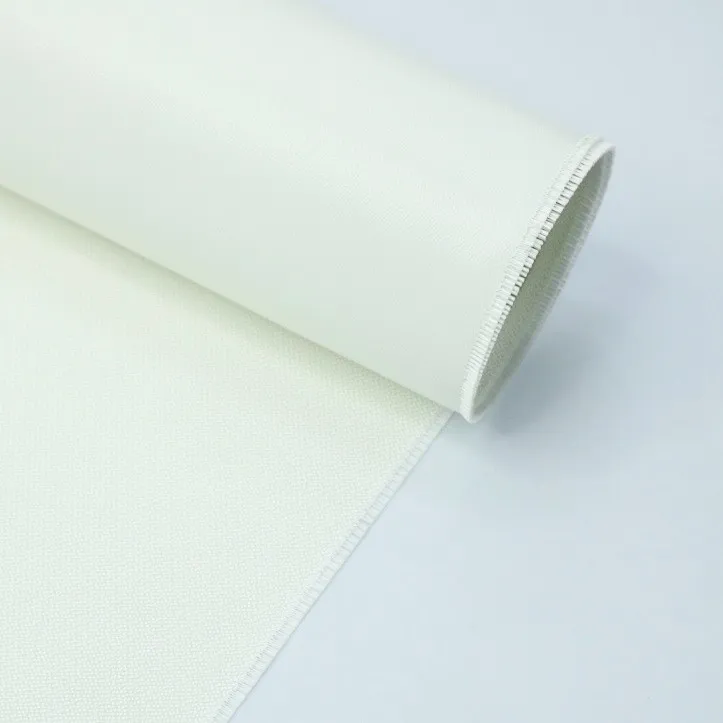 High Silica Double-Sided Gray Silicone Coated Fabric factory