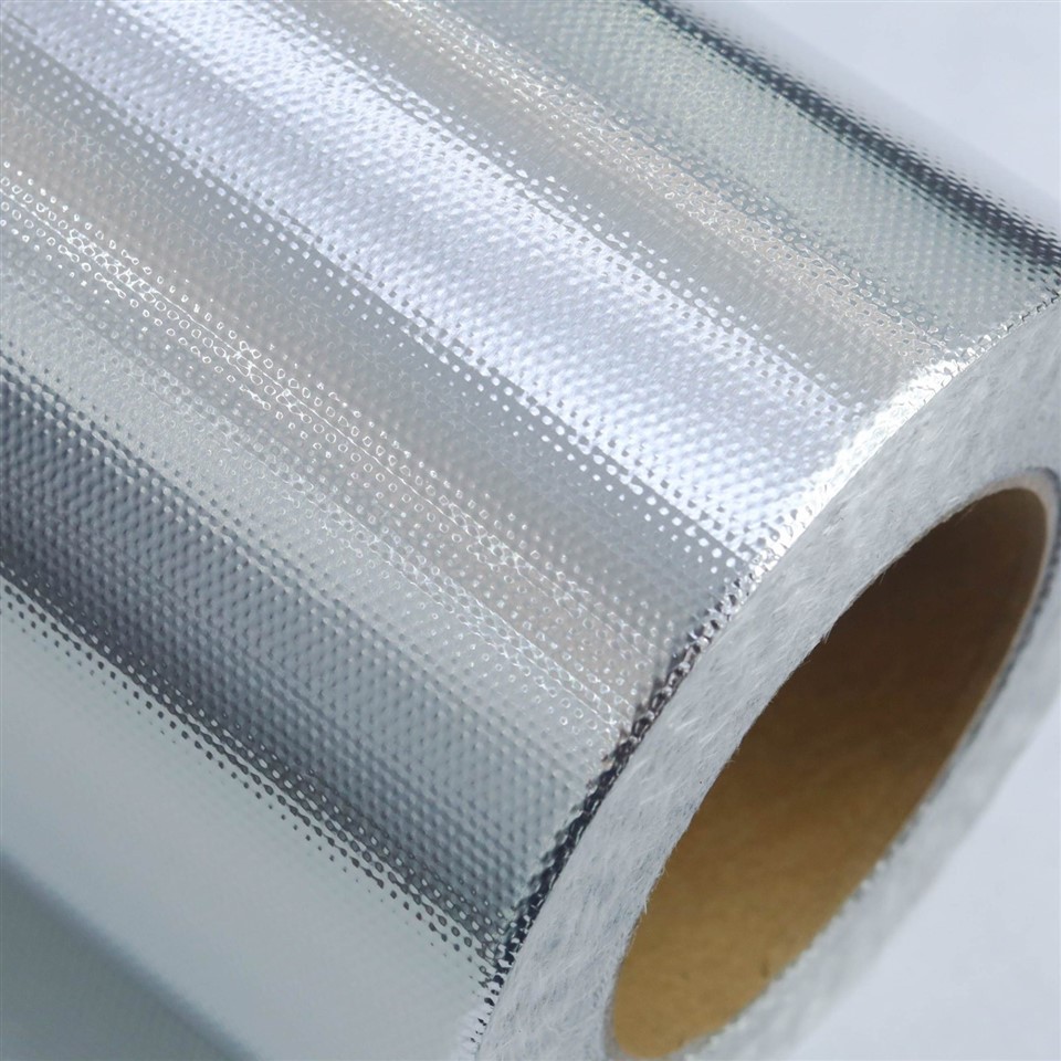High Temperature Aluminum Foil Laminated Fiberglass Cloth A20330 suppliers