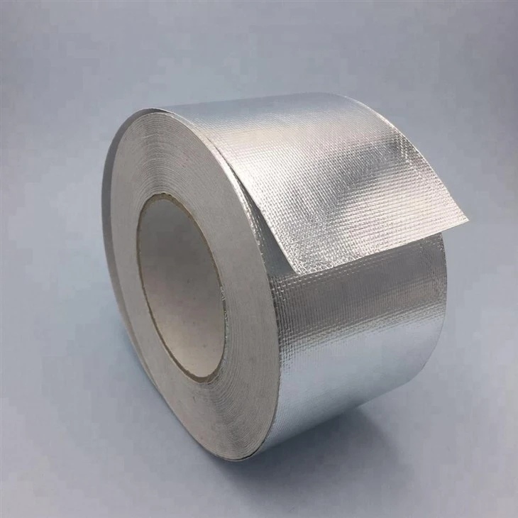 Silver Aluminum Glass (Aluglass) Tape/Pipe Wrapping Tape - FR Grade